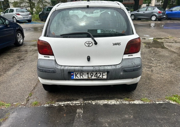 Toyota Yaris cena 7318 przebieg: 207000, rok produkcji 2003 z Kraków małe 46